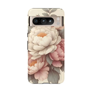 Pastel Large Flowers Phone Case - Tough Protection - Dipaliz - Mobile Cases