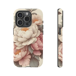 Pastel Large Flowers Phone Case - Tough Protection - Dipaliz - Mobile Cases