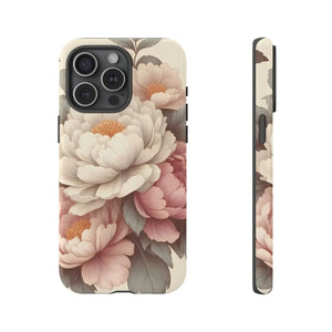 Pastel Large Flowers Phone Case - Tough Protection - Dipaliz - Mobile Cases