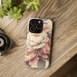 Pastel Large Flowers Phone Case - Tough Protection - Dipaliz - Mobile Cases
