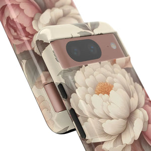Pastel Large Flowers Phone Case - Tough Protection - Dipaliz - Mobile Cases
