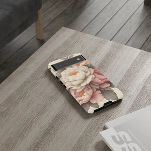 Pastel Large Flowers Phone Case - Tough Protection - Dipaliz - Mobile Cases