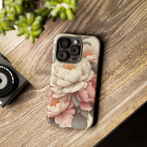 Pastel Large Flowers Phone Case - Tough Protection - Dipaliz - Mobile Cases