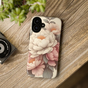 Pastel Large Flowers Phone Case - Tough Protection - Dipaliz - Mobile Cases