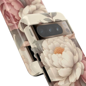 Pastel Large Flowers Phone Case - Tough Protection - Dipaliz - Mobile Cases