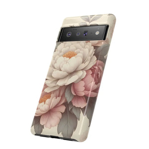 Pastel Large Flowers Phone Case - Tough Protection - Dipaliz - Mobile Cases