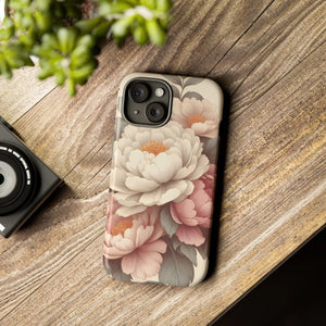 Pastel Large Flowers Phone Case - Tough Protection - Dipaliz - Mobile Cases