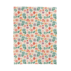 Pastel Flower Bliss Blanket – Cozy Bedding - Dipaliz - Blankets