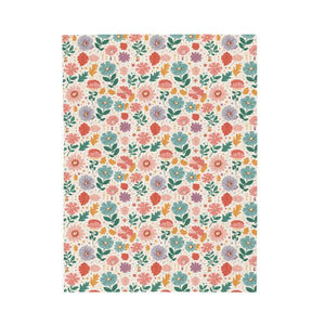 Pastel Flower Bliss Blanket – Cozy Bedding - Dipaliz - Blankets