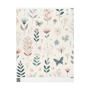 Stunning Pastel Flower Wrapping Papers - Gift Style - Dipaliz - 30’’ x 36’’ / Matte - Paper