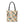 Chic Pastel Geometric Tote Bag with Black Handles - Dipaliz - Bags