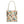 Chic Pastel Geometric Tote Bag with Black Handles - Dipaliz - 13’’ × / Beige - Bags