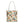 Chic Pastel Geometric Tote Bag with Black Handles - Dipaliz - Bags