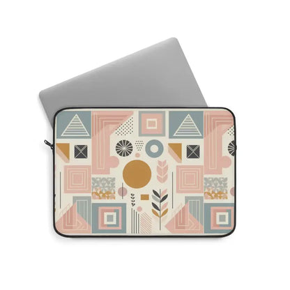 Upgrade your Style with a Pastel Geometric Laptop Sleeve - 13’’