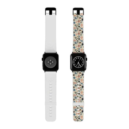 Upgrade your Style with Pastel Geometric Watch Band for Apple - 7.5’’ × 0.75’’ / 38 - 40 Mm / Black Accessories