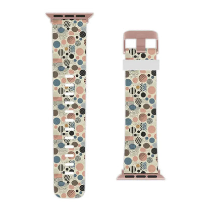 Upgrade your Style with Pastel Geometric Watch Band for Apple - Accessories