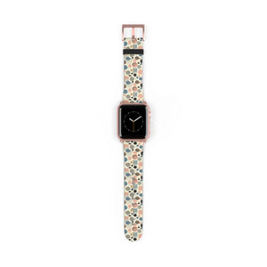 Pastel Geometrical Pattern Watch Band - Faux Leather - Dipaliz - Bands
