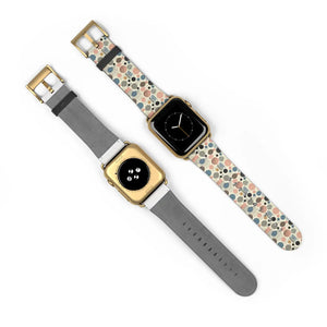 Pastel Geometrical Pattern Watch Band - Faux Leather - Dipaliz - Bands