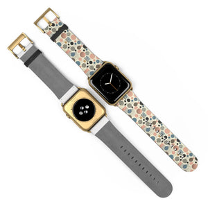 Pastel Geometrical Pattern Watch Band - Faux Leather - Dipaliz - Bands