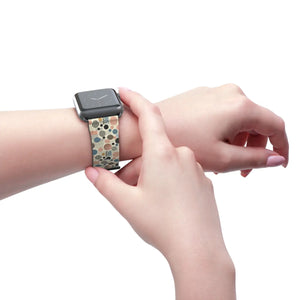 Pastel Geometrical Pattern Watch Band - Faux Leather - Dipaliz - Bands