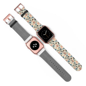 Pastel Geometrical Pattern Watch Band - Faux Leather - Dipaliz - Bands