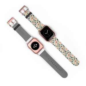 Pastel Geometrical Pattern Watch Band - Faux Leather - Dipaliz - Bands