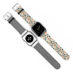 Watch Band - Pastel Geometrical Pattern Faux Leather - Dipaliz - Bands