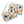 Trendy Pastel Leaf Clutch - Vegan Saffiano Leather - Dipaliz - Bags