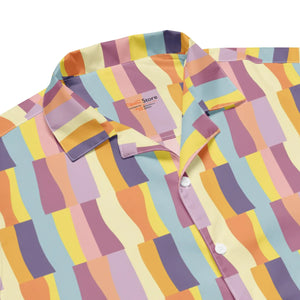 Oversized Pastel Pattern Shirt - Moisture Wicking - Dipaliz - Shirts - 2xs
