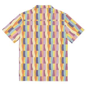 Oversized Pastel Pattern Shirt - Moisture Wicking - Dipaliz - Shirts - 2xs