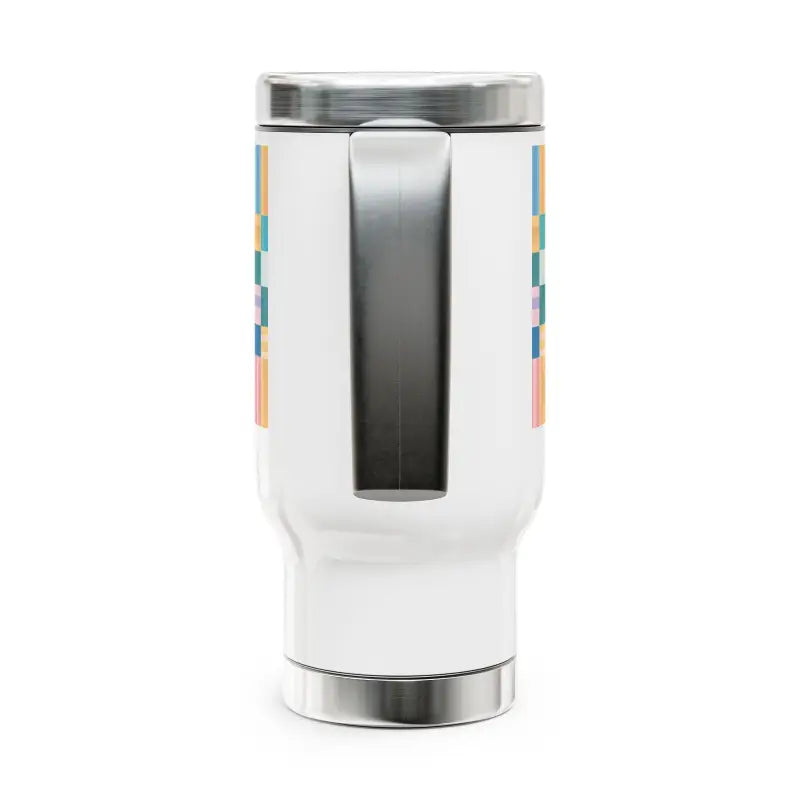 Stylish Pastel Pattern Stainless Steel Travel Mug 14oz