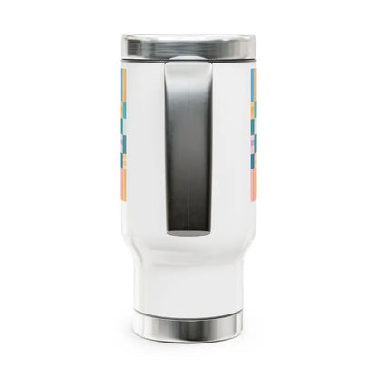 Stylish Pastel Pattern Stainless Steel Travel Mug 14oz