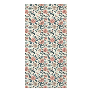 Pastel Pink Roses – Mink-cotton Beach Towel - Dipaliz - Bath Towels