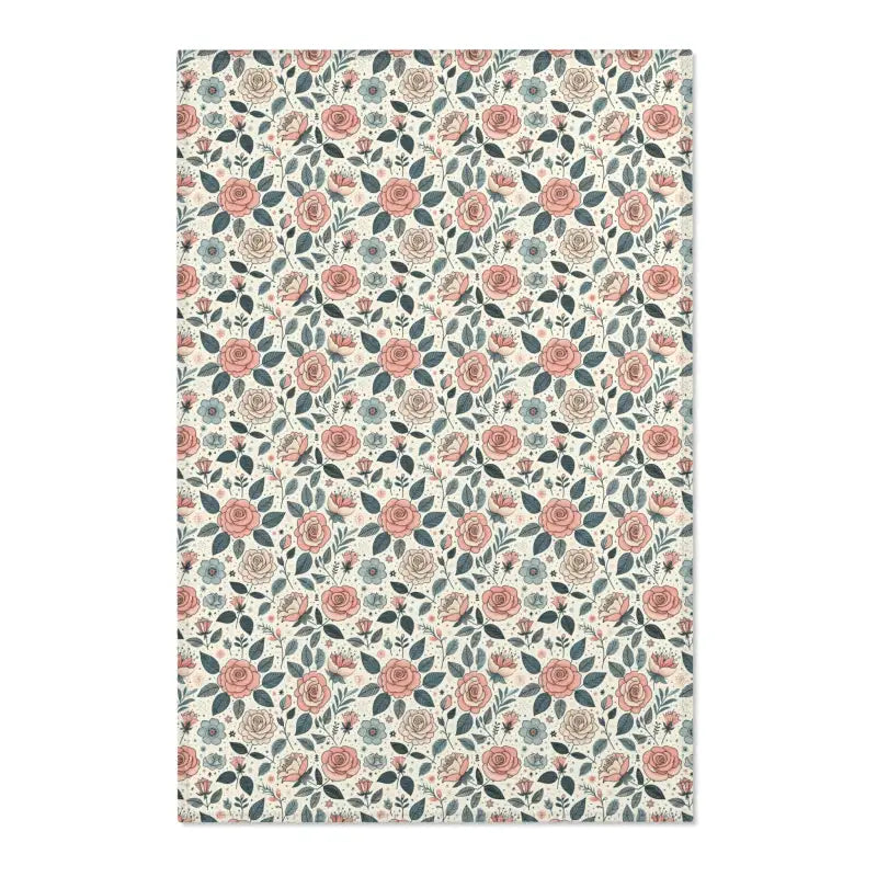 Transform your Space with Pastel Rose Flower Area Rugs - 24’’ × 36’’ Home Decor