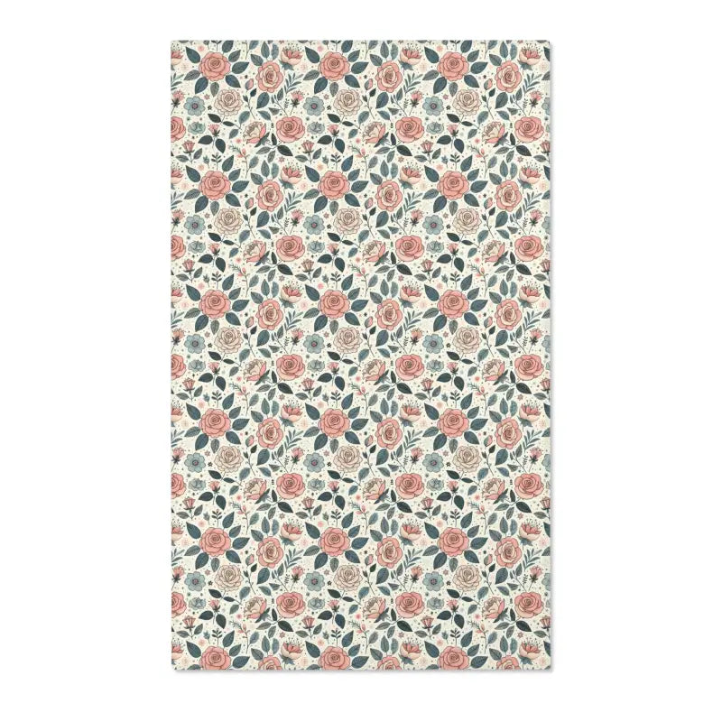 Transform your Space with Pastel Rose Flower Area Rugs - 36’’ × 60’’ Home Decor