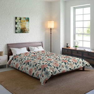 Pastel Rose Comforter – Trendy Elegance - Dipaliz - Quilts & Comforters