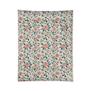 Pastel Rose Comforter – Trendy Elegance - Dipaliz - Quilts & Comforters