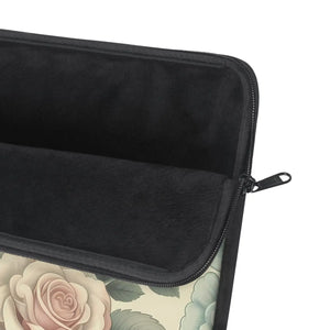 Pastel Roses Laptop Sleeve - Stylish Floral Tech Cover - Dipaliz - Bags