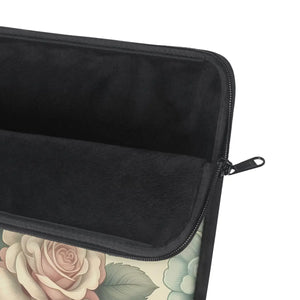 Pastel Roses Laptop Sleeve - Stylish Floral Tech Cover - Dipaliz - Bags