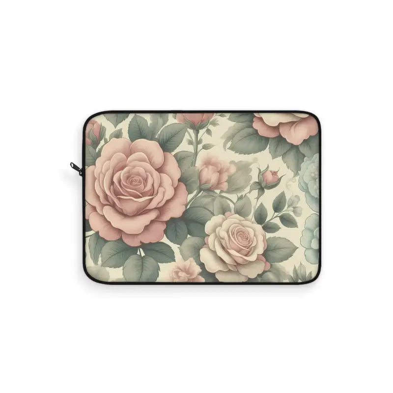 Pastel Roses Laptop Sleeve: Chic Style & Top Protection - 12’’ Sleeve