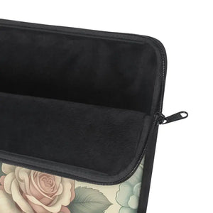 Pastel Roses Laptop Sleeve - Chic Tech Protection - Dipaliz - Bags