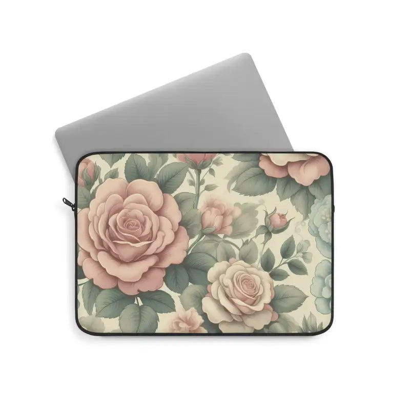 Pastel Roses Laptop Sleeve: Chic Style & Top Protection - Sleeve