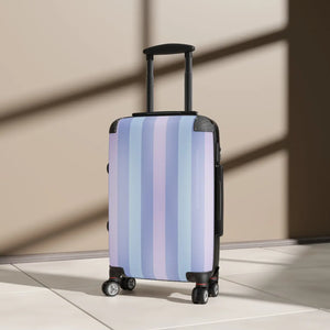Pastel Stripe Carry-on - Lightweight Travel Luggage - Dipaliz - Suitcases