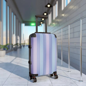 Pastel Stripe Carry-on - Lightweight Travel Luggage - Dipaliz - Suitcases