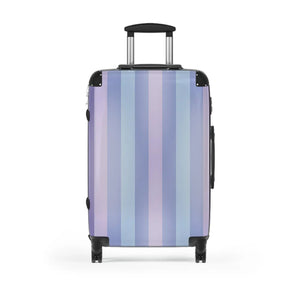 Pastel Stripe Carry-on - Lightweight Travel Luggage - Dipaliz - Suitcases