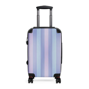 Pastel Stripe Carry-on - Lightweight Travel Luggage - Dipaliz - Suitcases
