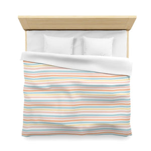 Pastel Rainbow Microfiber Duvet Cover – Soft - Dipaliz - Covers