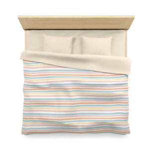Pastel Rainbow Microfiber Duvet Cover – Soft - Dipaliz - Covers