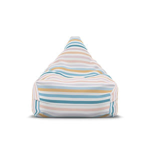 Pastel Stripes Bean Bag Covers – Durable Fabric - Dipaliz - Slipcovers