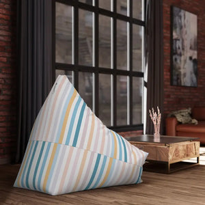 Bean Bag Covers Pastel Stripes Elegant Comfort - Dipaliz - Slipcovers